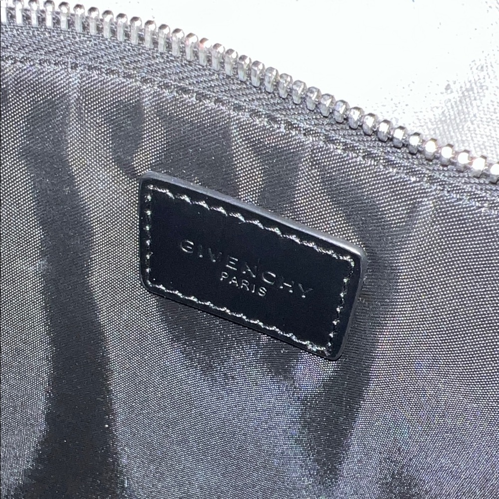 Givenchy Coated Canvas All Over Monkey Brother Large Zip Pouch - Picture 5 of 10
